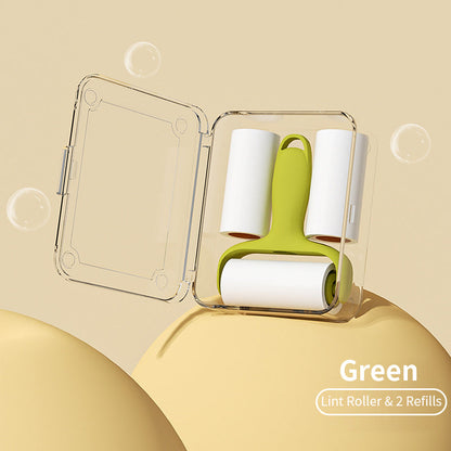 QIAWI™ Lint Roller, Portable Mini Lint Remover for Clothes, Reusable & Easy Tear Design