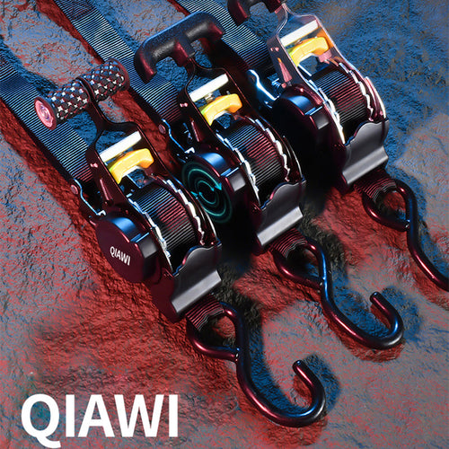 Retractable Ratchet Straps - Heavy Duty Self Retracting Tie Down Straps for Truck, Cargo Trailer