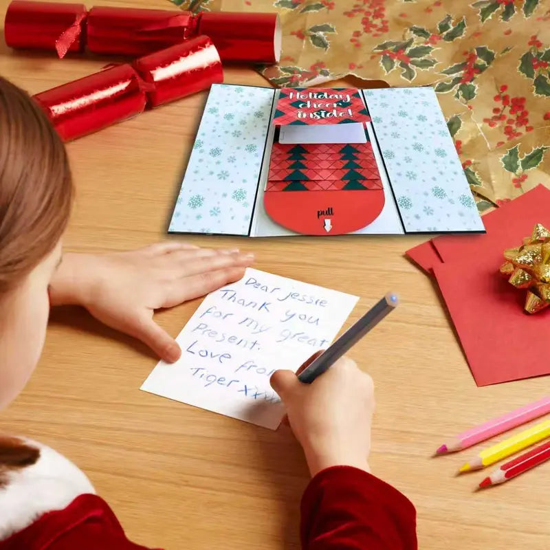 Handmade waterfall magic greeting card