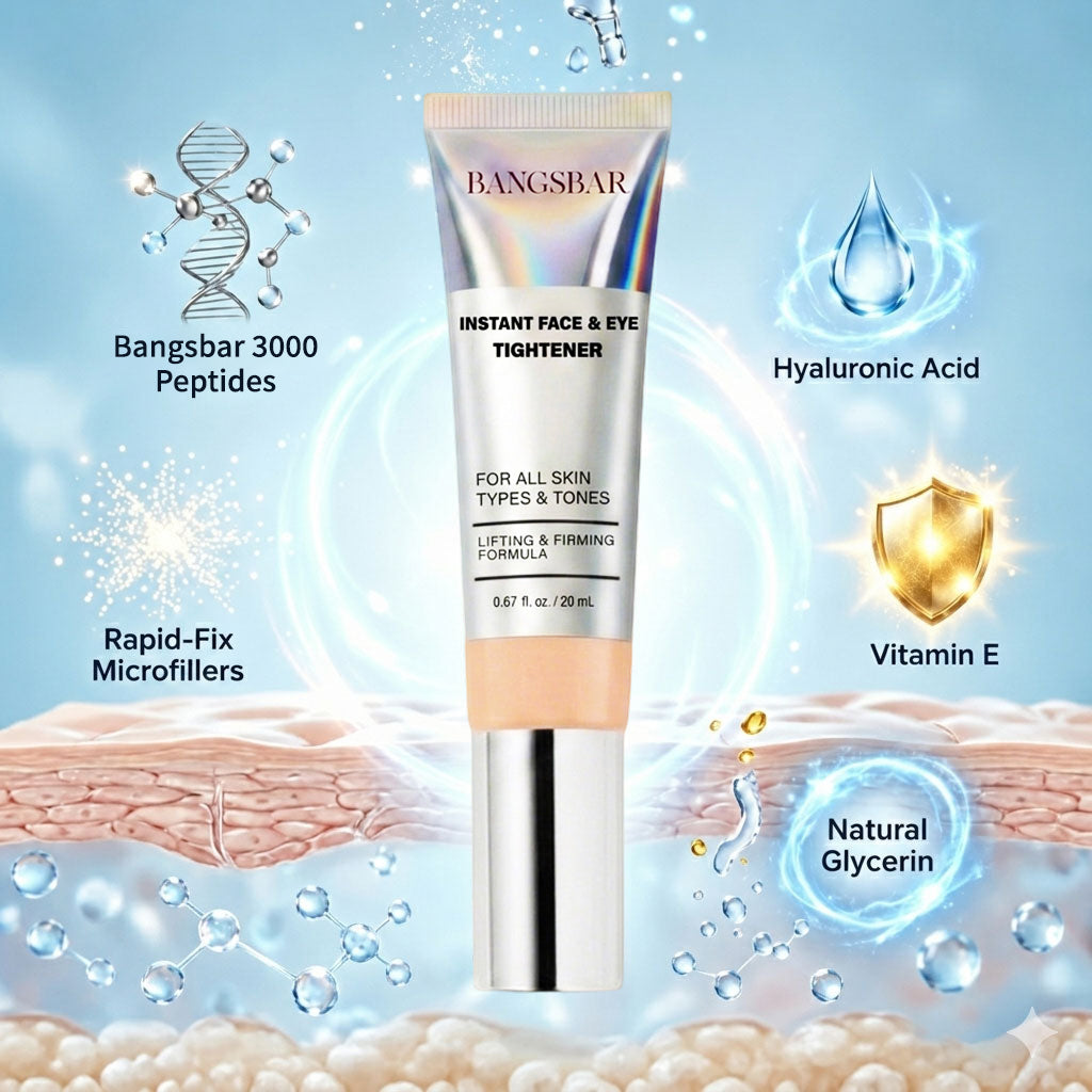 Bangsbar Instant Face Temporary Tightener – Instant visible results in 60 seconds
