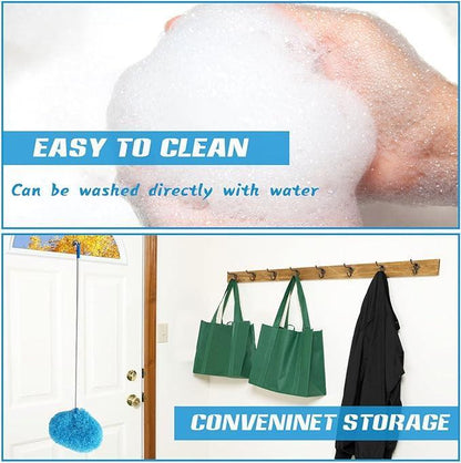 Ceiling Fan Cleaner Duster with Extension Pole1 Set Dust Removal Brush