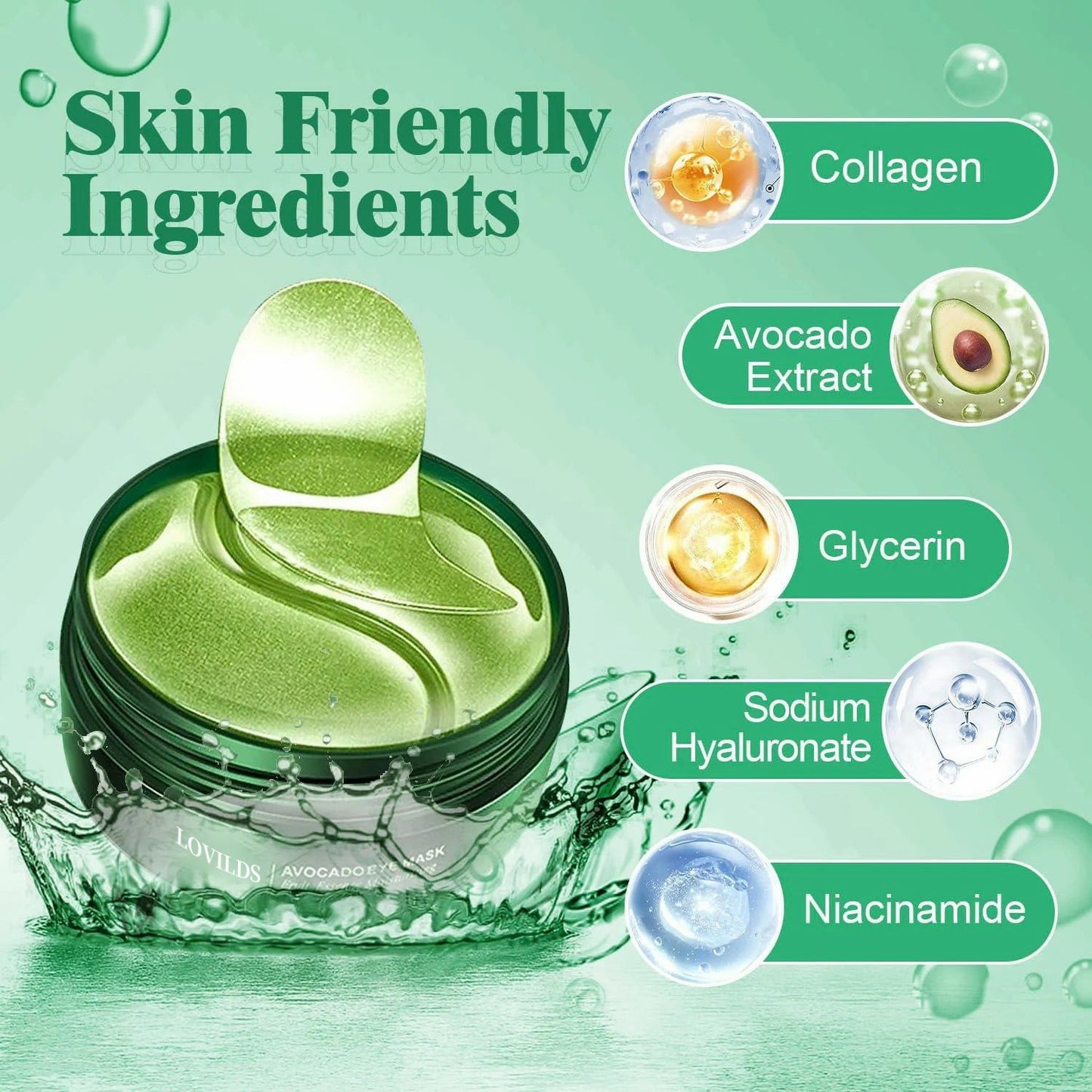 Moisturizing Collagen Eye bagMask🥑Moisturizing, firming the skin, reducing fine lines