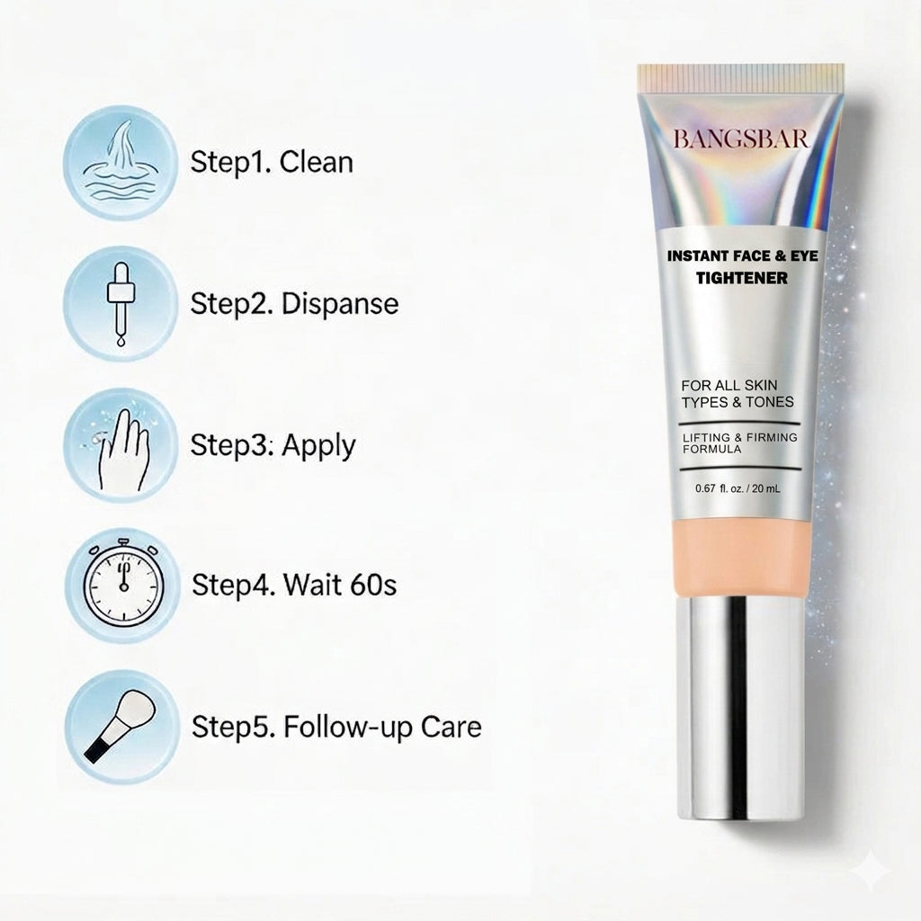 Bangsbar Instant Face Temporary Tightener – Instant visible results in 60 seconds