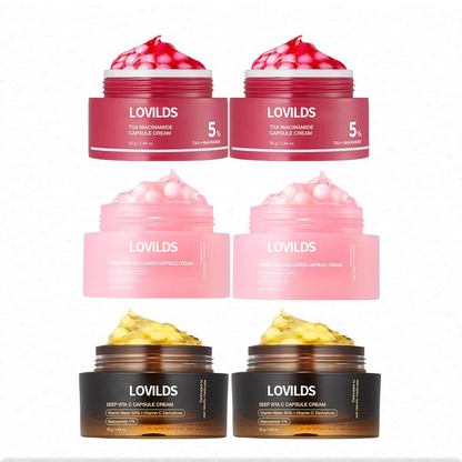 🔥🔥🔥Final 3 hours 75% OFF:🌸Mix & Match Boba Cream Set | Tiktok Viral Capsule Creams for Uneven Skin Tone, Glow Hydration, Korean Skincare, K-beauty