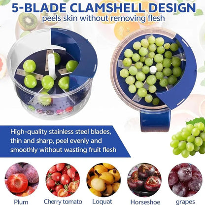 QIAWI-2025-Grape Peeler Automatic Household Electric Fruit Peeler
