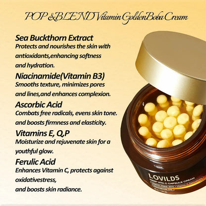 🔥🔥🔥Final 3 hours 75% OFF:🌸Mix & Match Boba Cream Set | Tiktok Viral Capsule Creams for Uneven Skin Tone, Glow Hydration, Korean Skincare, K-beauty