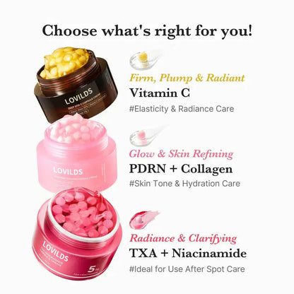 🔥🔥🔥Final 3 hours 75% OFF:🌸Mix & Match Boba Cream Set | Tiktok Viral Capsule Creams for Uneven Skin Tone, Glow Hydration, Korean Skincare, K-beauty