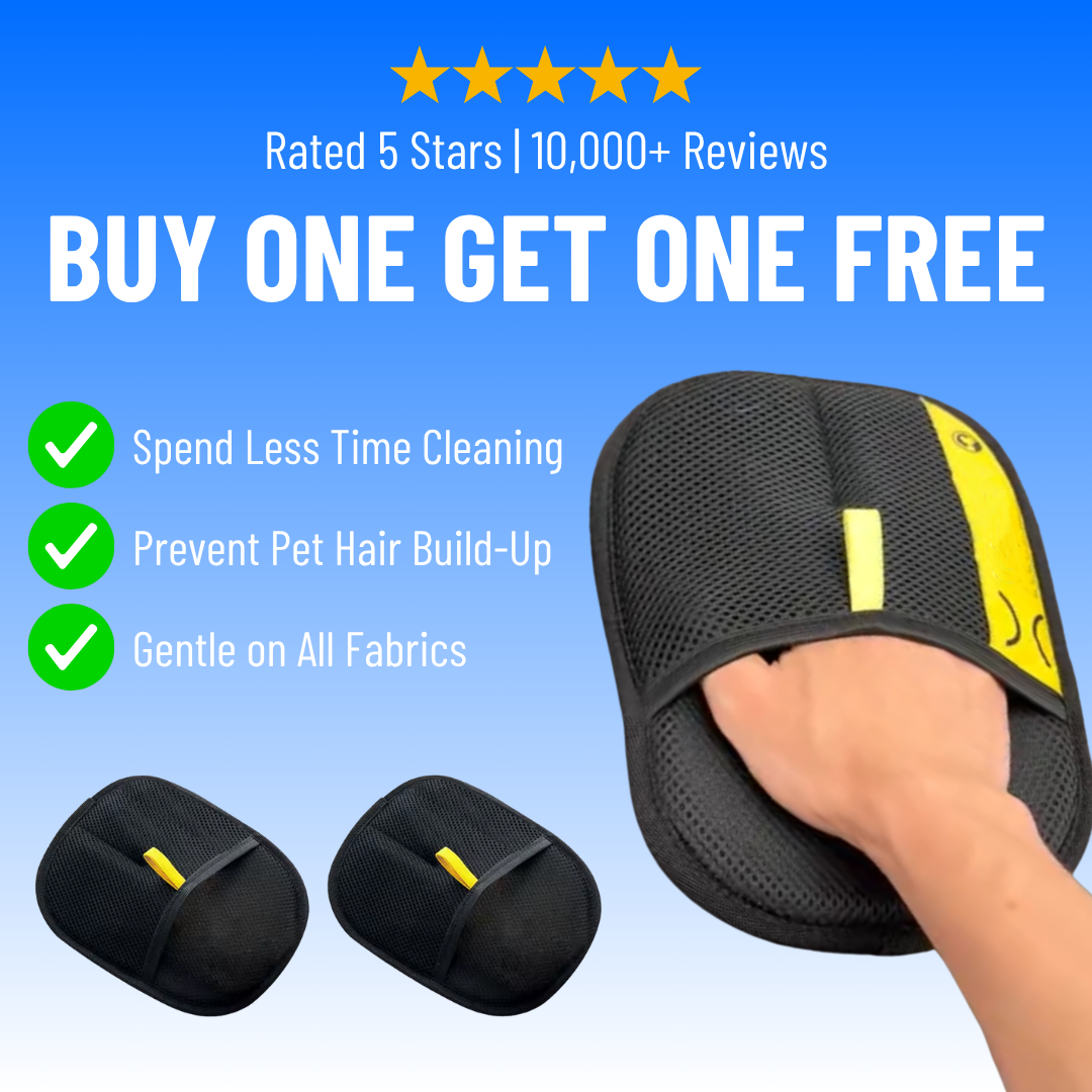 Buy 1 Get 1 Free🔥QIAWI ™ Electrostatic Pet Hair Removal Grooming Gloves